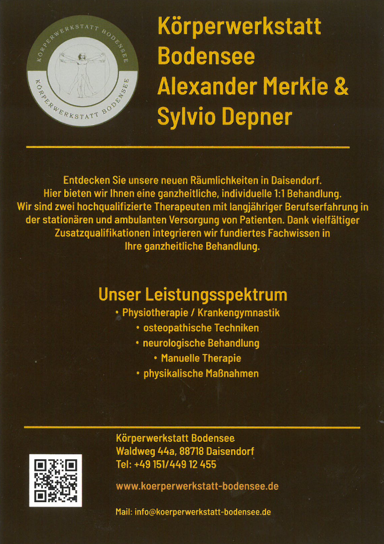 Physiotherapie Meersburg Bodensee Daisendorf